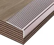 Carpet Trim Strip Transition Strip 36"/39.4"/45.5"/47.2" Stair Nosing Edge Protector Strip, Aluminum Stair Edge Protector Non-Slip, Indoor Outdoor Stair Edging Trim Cuttable(Pink,120cm(47.2"))