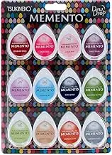 Tsukineko Memento Dew Drop Dye Ink Pads, 21.33 x 15.24 x 2.2799999999999998 cm, Sorbet Scoops