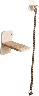Cat Wall Shelf Cat Tree Scratch Post Home Decor Furniture Protection Indoor Cats with Scratching Rope for Exercising Lounging