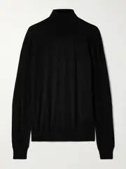 [The Row] The Row - Heva Wool-jersey Turtleneck Sweater - Black - x small x small Black