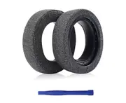 Durable Ear pads Ear Cushions for HS50 Pro HS60 Pro Headphone Elastic EarPads for Better Comfort and Noise Isolation - Burlap gray