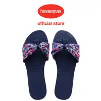 在飛比找蝦皮商城優惠-Havaianas 哈瓦仕 平底涼鞋 拖鞋 碎花 藍 You