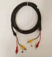 8ft - 3 RCA Male to Male Composite Audio Video Cable