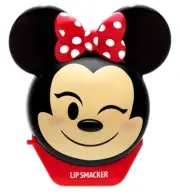 Lip Smacker Disney Minnie Mouse Emoji Lip Balm Clear Strawberry Lemonade NEW
