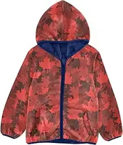 [Caihoyu] Sherpa Jacket Organic Baby Girl Clothes Toddler Girl Fleece Jacket