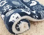Pet Blanket Premium Fluffy Flannel Cushion,Soft and Warm Mat for Puppy Dog Cat,Dog Bed Mat for Small Medium Dogs Washable Pet Kennel Pad for 27 inch