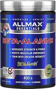 AllMax Beta-Alanine (BetaSynth) Pure Beta Alanine, 400 Grams