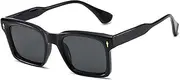 [Onrtry] Fashion Square Sunglasses for Men Women Rectangle Retro Sunglasses for Women UV400 Protection
