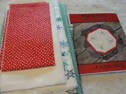 A LITTLE FLAKY Embroidery Table Mat Quilt Kit From This & That 15x15"