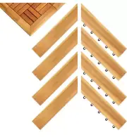 Pack of 8 Interlocking Deck Tiles Corner Trim Pieces