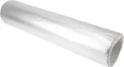 X AUTOHAUX 1 Roll Underbelly Tape Waterproof 16.40ftx19.69"x0.04" Flex Belly Tape for RV Mobile Home, Camper Travel Trailer, Tear Repair Patch Silver Tone
