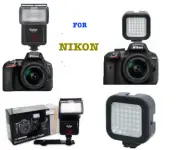 Speedlight Flash + 36 LIGHT LED for Nikon D7100 D7000 D5100 D3200 D3100 D3400