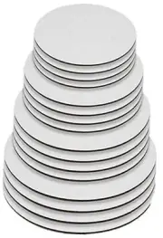 Greaseproof Round Cake Boards White Cake Circle Base - 6/8/10/12 inch 5 of