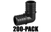 200-PK 1/2" PEX ELBOW POLY ALLOY LEAD FREE CRIMP PLASTIC FITTINGS -NSF,CUPC,ANSI