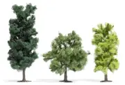 Busch 6941 - 1/87/H0 3 Deciduous Trees - New