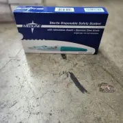 Medline MDS15310 Size #10 safety scalpel, box of 10