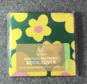 Stretchable Fabric Book Cover, Fits Up To 10.5 IN X 11.5 IN, Daisy Pattern New