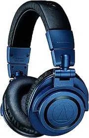 Audio Technica ATH-M50XBT2DS Bluetooth Wireless Over-Ear Headphones (Deep Sea Blue)