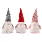 Christmas Faceless Doll Gnome for Home 2023 Christmas Ornament with LED Light