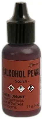 Tim Holtz Alcohol Pearls 0.5oz-Scorch