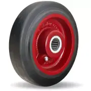 Hamilton W-720-R-1/2 Mold-on Rubber on Cast Iron Wheel - 7” Diameter, 2" Width