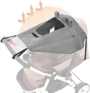 UPF50+Universal Buggy Pram Sunshade Waterproof Baby Strollers Sun Cover with ...