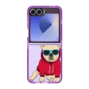 Galaxy Z Flip6 Impact Case Hipster Frenchie - Fawn
