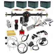40'' Rear Differential Axle Kits 48V 1000W Brushless Motor Go Kart Scooter Carts