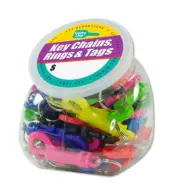Lucky Line 41527 Plastic Key Clip 100 Per Jar