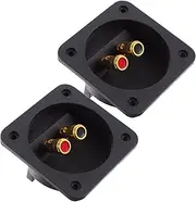 ETHZZLE Quick Connect Speaker Box Terminal Subwoofer Box Terminal Cup Connector Supply for Speakers