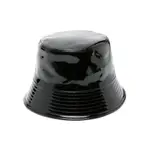 [Prada] Prada Triangle-logo Patent-leather Bucket Hat M BLACK