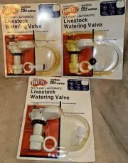 Freeland / Behlen Free-Flo No Float Automatic Livestock Watering Valves - 3 Pack