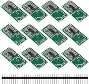 12PCS RCWL-0516 Motion Detection Sensor, Microwave Radar Sensor, Switch Module, for Arduino ESP8266 Nodemcu Wemos, for Raspberry PI, for Human Rat Cat Detector, Detection Distance 5-7m