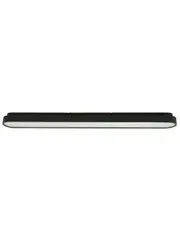 MFL By Masson Moku LED Dimmable Colour Change Prismatic Long Flush Mount in Black
