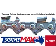 14 " 1x Tungsten Carbide Chain .043 3/8 LP 50DL Stihl MS170-211 ToughMax