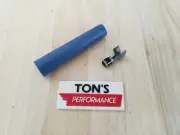 Single 180 Degree Spark Plug Wire Boot And Terminal Taylor Wire 8mm DIY kit Blue