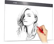 Light Panel, A2 Large Ultra-Thin LED Light Pad Box Painting Tracing Panel Copyboard Stepless Adjustable Brightness USB Powered for Cartoon Tracing Pencil Drawing