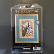 Dimensions Peacock Counted Cross Stitch Kit 6870 Gold Collection Petites. VNTG