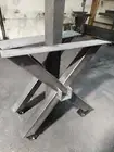 X-SHAPED METAL TABLE BASE, SUPER COOL METAL TABLE LEGS, MODERN METAL BASE