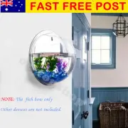 Home Decoration Pot Wall Hanging Mount Bubble Aquarium Bowl Fish Tank Aquarium