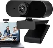 Desktop Camera - 720P HD Webcam, Built-in Microphone, 360° Rotation | Adjustable Video Streaming Camera, Privacy Accessory With Lens Cover, Digital Camera For Video Conference