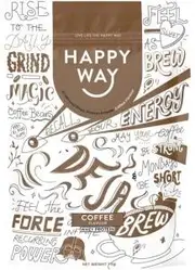 Happy Way Whey Protein Powder Coffee 1kg