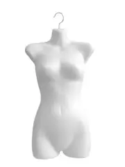 Female hanging Mannequin Bodyform - WHITE - 3 PACK