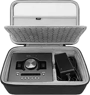 Geekria Audio Interface Carrying Case, Hard Shell Travel Bag Compatible with Universal Audio Apollo Twin X DUO/Apollo Twin X QUAD/Apollo Twin X DUO Gen 2/Apollo Twin X QUAD Gen 2 (Dark Gray)