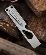 New Titanium Alloy Pocket Multi Pry Bar Crowbar Opener Portable Outdoor Gadgets