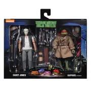 NECA Teenage Mutant Ninja Turtles (1990) Casey Jones and Raphael Disguise 7 inch Action Figure 2 Pack