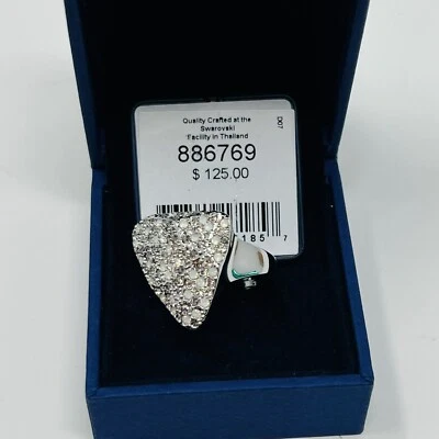 SWAROVSKI Crystal 2.8 ctw 5.5 Moissanite Ring 886769