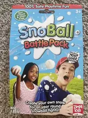 SnoBall BattlePack 100% Safe Playtime Fun Makes Snowballs 2.82 oz.