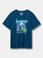 Torrid Goosebumps Shirt Teal Halloween NWT New 2X