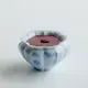 霧藍櫻花建水【化雲】創意花口陶瓷茶洗杯洗家用禪意功夫茶具茶渣缸【A012】